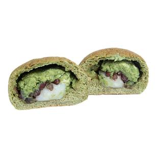 全麦抹茶奶酪麻薯红豆欧包 粗粮代餐饱腹 轻食手作带馅零食早餐