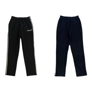 YoungLa/织带休闲长裤条纹刺绣街头健身运动裤子青少年直筒卫裤男