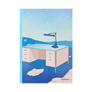 日本kokuyo国誉2025年冬季新款插画师设计本套装A5无线装订本学生笔记本套装B5记事本学生考研用横线作业本子