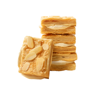 酥到掉渣~ 本宫饿了牛轧千层酥 层层酥脆夹心饼干糕点心 休闲零食