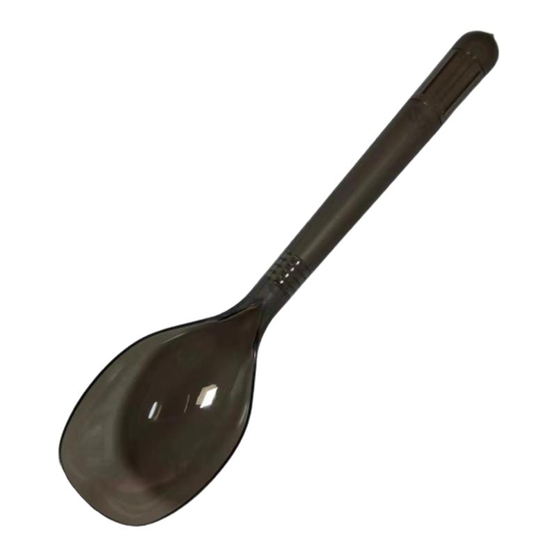 一次性加厚高端西式勺打包外卖独立包装透明食品级摆摊饭勺商用