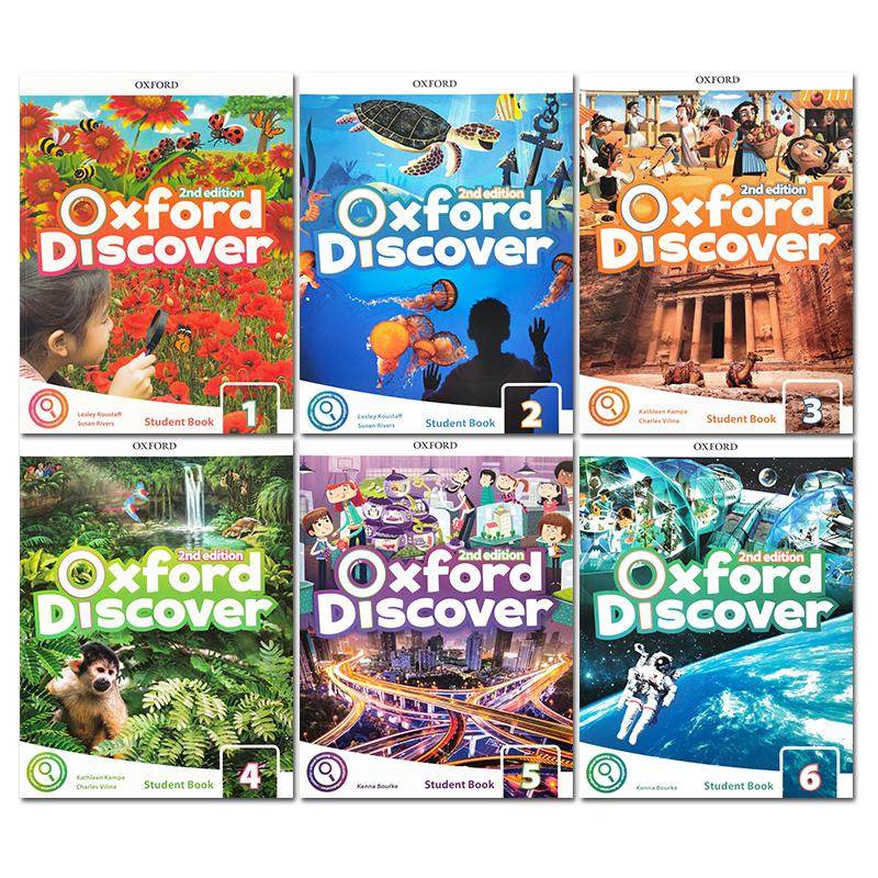 新版第二版Oxford Discover 原版正版教材1/2/3/4/5/6级 牛津少儿英语探索发现系列 英语科普系列含