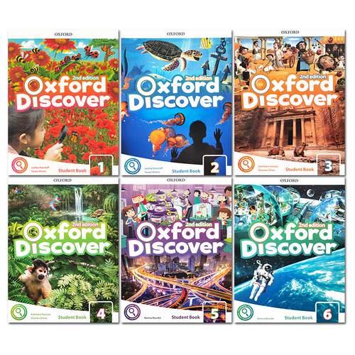 新版第二版Oxford Discover 原版正版教材1/2/3/4/5/6级 牛津少儿英语探索发现系列 英语科普系列含正版激活码oxforddiscover