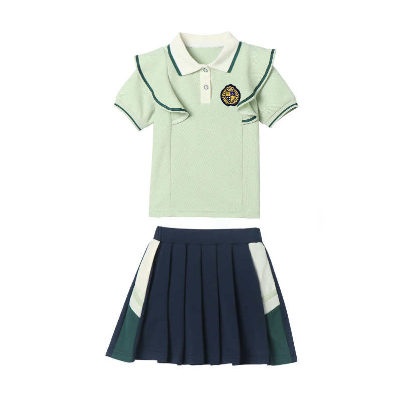 幼儿园冲锋衣园服三件套三合一班服小学生校服秋冬套装水兰色冬季