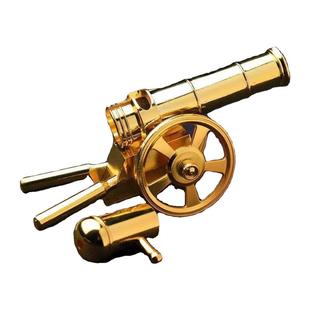 金属大炮云龙意大利大炮模型摆件可放炮钢炮迷你小炮合金玩具