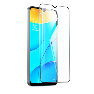 适用oppoa35手机钢化膜a35oppo全屏覆盖PEFM00黑边钻石防爆0ppoa35屏幕保护0pp0a35无白边oρpoa不碎边opρoa