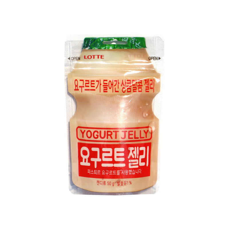 乐天韩国50g嚼着吃乳酸菌软糖