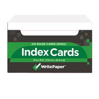 凯萨索引卡IndexCards美式网红便签纸单词记忆卡片学生考研办公书签便条无粘性方格横线彩色贴纸创意分页纸