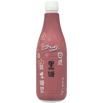 拜伯里日式黑糖浆1600克瓶装