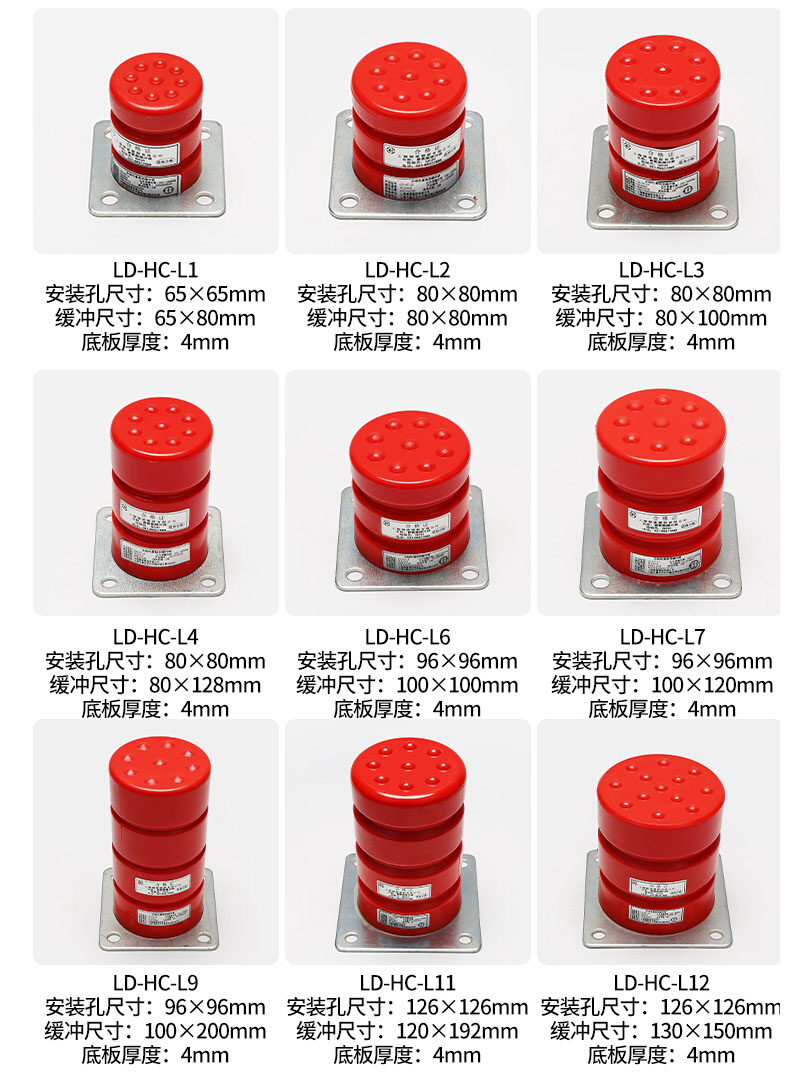 绿盾聚氨酯缓冲器LD-HC-L1/L2/L3/L4/L6/L7/L9/11/20蒂森等电梯用