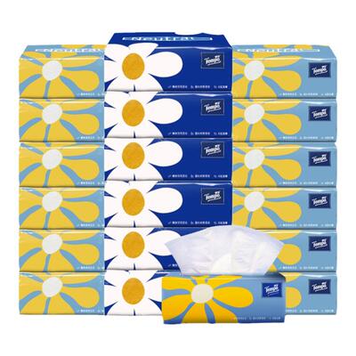 得宝mini抽纸80抽18包餐巾纸