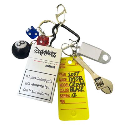 Ironworks多元素烟灰盒包包挂件