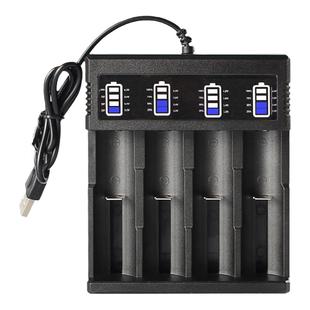 18650电池充电器快充电量显示3.7V听戏机喇叭收音机手电筒26650