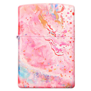 Zippo正品打火机 桃花龙官方旗舰店外壳正版防风煤油送男朋友礼物