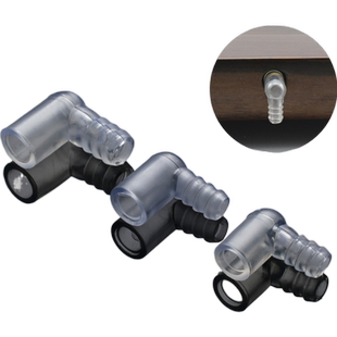 茶具配件加水器转接头烧水壶抽水弯头茶盘抽水机硅胶管防折弯憋水