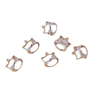 14K包金镀金保色哈喽kitty猫小锆石挂饰挂件diy手工饰品吊坠材料