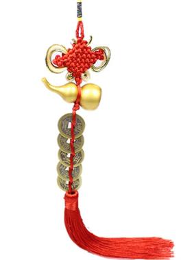 纯铜加厚桃木葫芦客厅招财