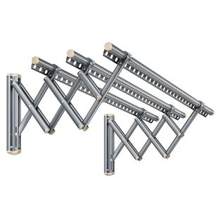 比人政府补贴阳台户外伸缩晾衣架晾衣杆室外推拉窗外折叠晒衣家用