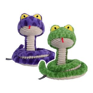 QMONSTER呆呆蛇丰荣毛绒发声玩具中大型犬大号耐咬拔河狗磨牙公仔