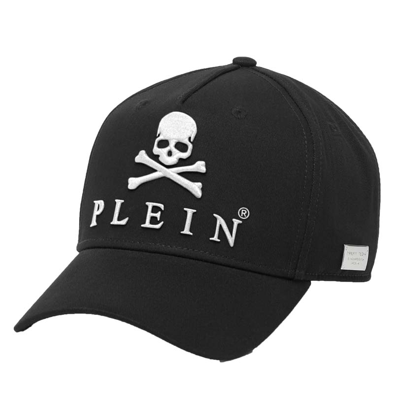 PHILIPP PLEIN 男女同款Skull&Bones棒球帽鸭舌帽