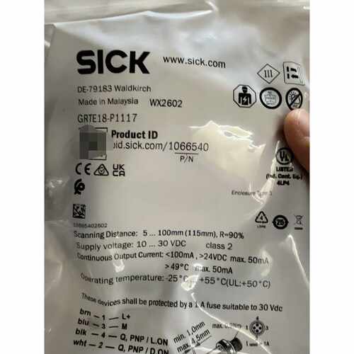 西克传感器GRTE18-P1117，订货号1询价