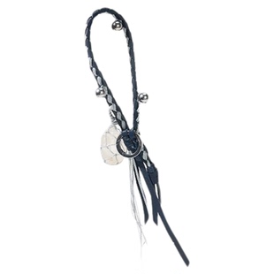 文淇同款愈心石水晶手工编织包包挂件配饰高级感2025新款包挂装饰