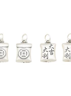 S999纯银大吉大利红包压岁钱挂坠