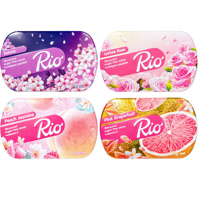 Rio经典热情水果无糖薄荷糖
