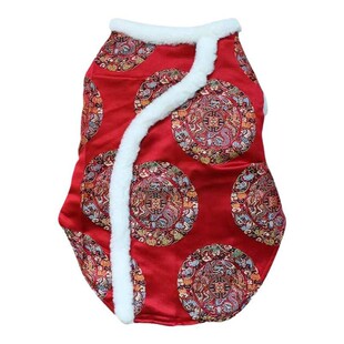 宠物狗狗喜庆过年衣服柴犬柯基加绒保暖背心马甲2026新款冬装冬季
