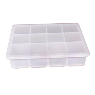 硅胶冰格大号冰块模具威士忌酒吧商用速冻方形制冰盒冻冰自制家用