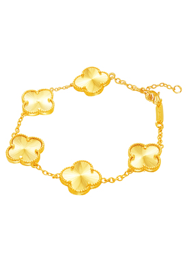 盈国【繁华玉锦】四叶草手链