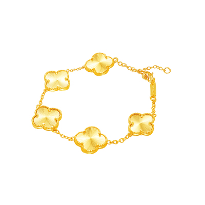 盈国【繁华玉锦】四叶草手链