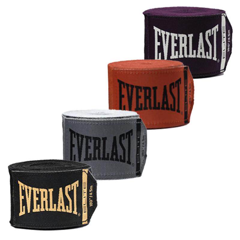 EVERLAST 精英拳击绷带泰拳格斗散打运动绷带绑手带微弹4.5米