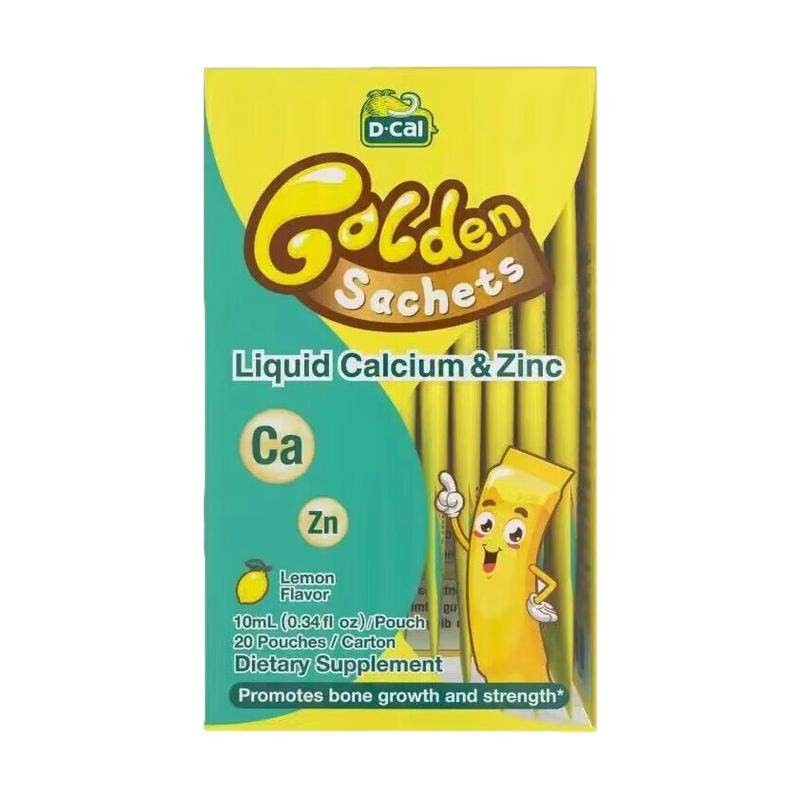 Dcal迪巧小黄条液体钙锌婴幼儿补钙儿童补锌宝宝液体钙非钙片