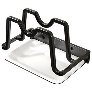 厨房砧板架 壁挂式免打孔 菜板放置架锅盖架一体家用案板专用架子