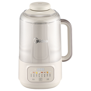 美的豆浆机家用全自动无渣轻音多功能破壁316不锈钢小型25新款静