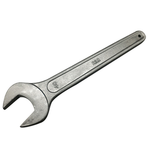 重型单头开口扳手高碳钢46mm大号呆口发黑扳手叉板手塔吊专用扳手