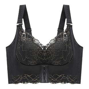 调整型收副乳内衣女聚拢小胸矫正下垂外扩品牌专柜正品前扣文胸罩