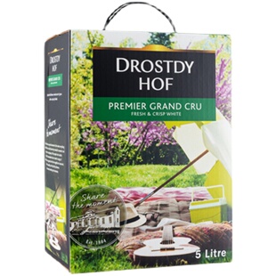 DROSTDY HOF GRAND CRU顺丰包邮南非多斯蒂干白葡萄酒5升盒装袋装