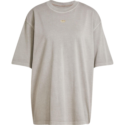 Adidas/阿迪达斯正品三叶草女士针织休闲经典宽松透气短袖JI5730