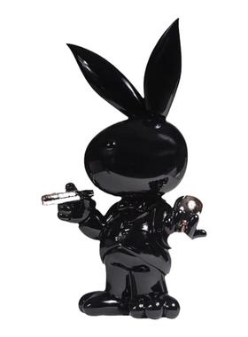 ZCWOPVC卡通兔子手办潮玩摆件