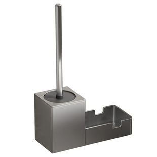 太空铝马桶刷壁挂式置物架厕所卫生间家用无死角落地放置洁厕刷子