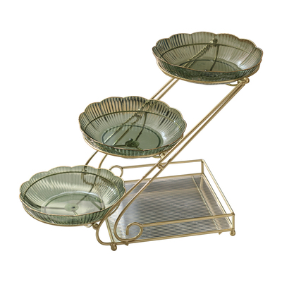 轻奢精致客厅高档摆放大气水果篮