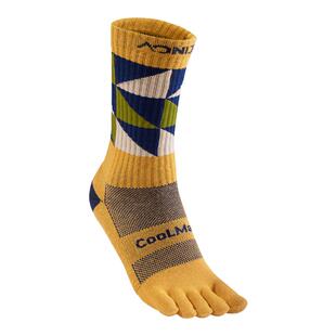 奥尼捷户外运动长筒五指袜男马拉松跑步分趾袜女吸汗防滑健身袜子