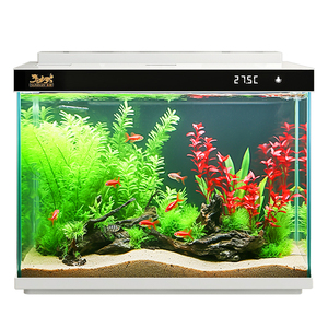 森森金麟超白玻璃鱼缸客厅小型家用水族箱生态过滤金鱼2024新款