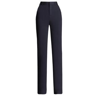 2025秋冬装新款高腰直筒裤长裤工作裤直筒女裤弹力加绒裤可选