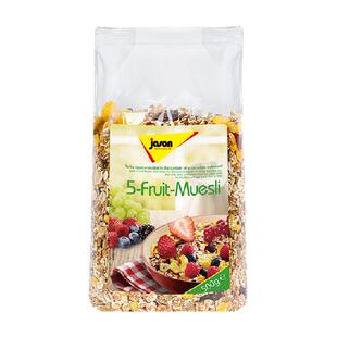捷森德国进口水果谷物燕麦片即食早餐饱腹全麦冲饮速食脆片