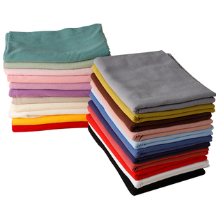 日系纯色水洗布褶布全棉布手工diy口金包包里布刺绣布娃娃布料服