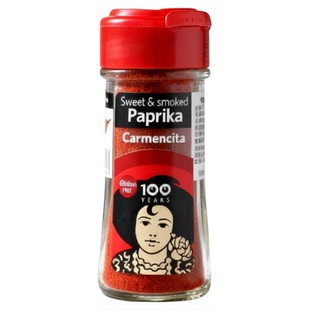 西班牙进口卡蒙西塔烟熏味红甜椒粉拌菜泡菜西餐上色烘焙调料不辣