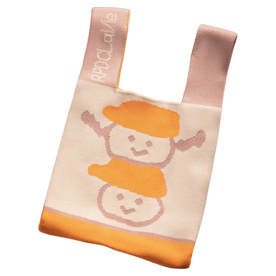 插画针织手提包RPDCLaVie